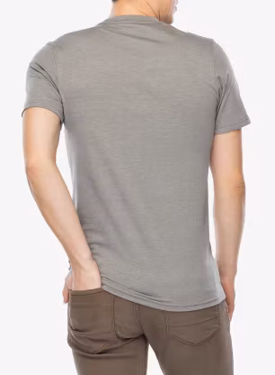 Памучна тениска Fox Absolute SS Prem Tee - heather graphite