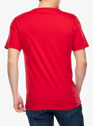 Памучна тениска Fox Head SS Prem Tee - flame red