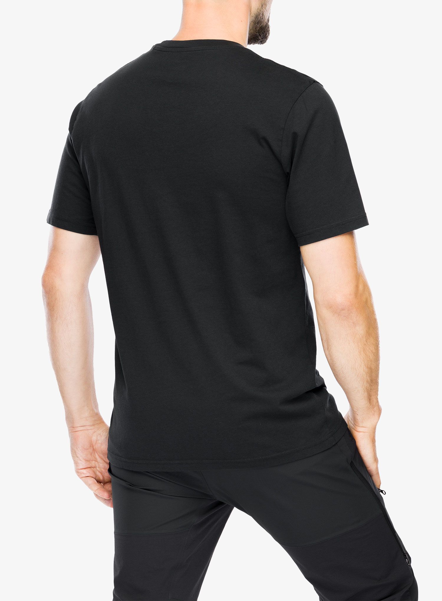 Памучна тениска Norrona /29 Cotton Activity Embroidery T-Shirt - caviar