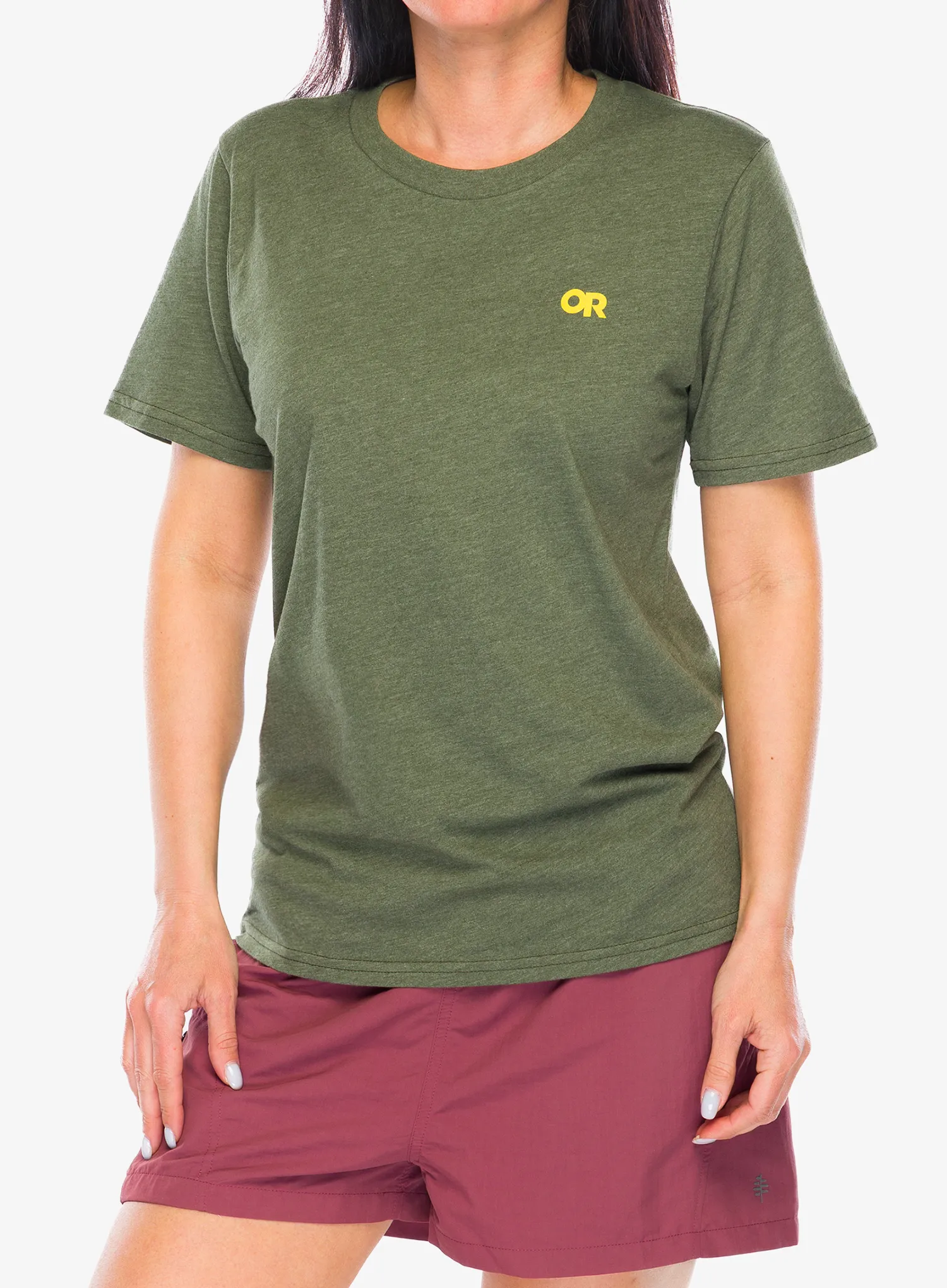 Памучна тениска Outdoor Research Spoked Logo T-Shirt - ranger green
