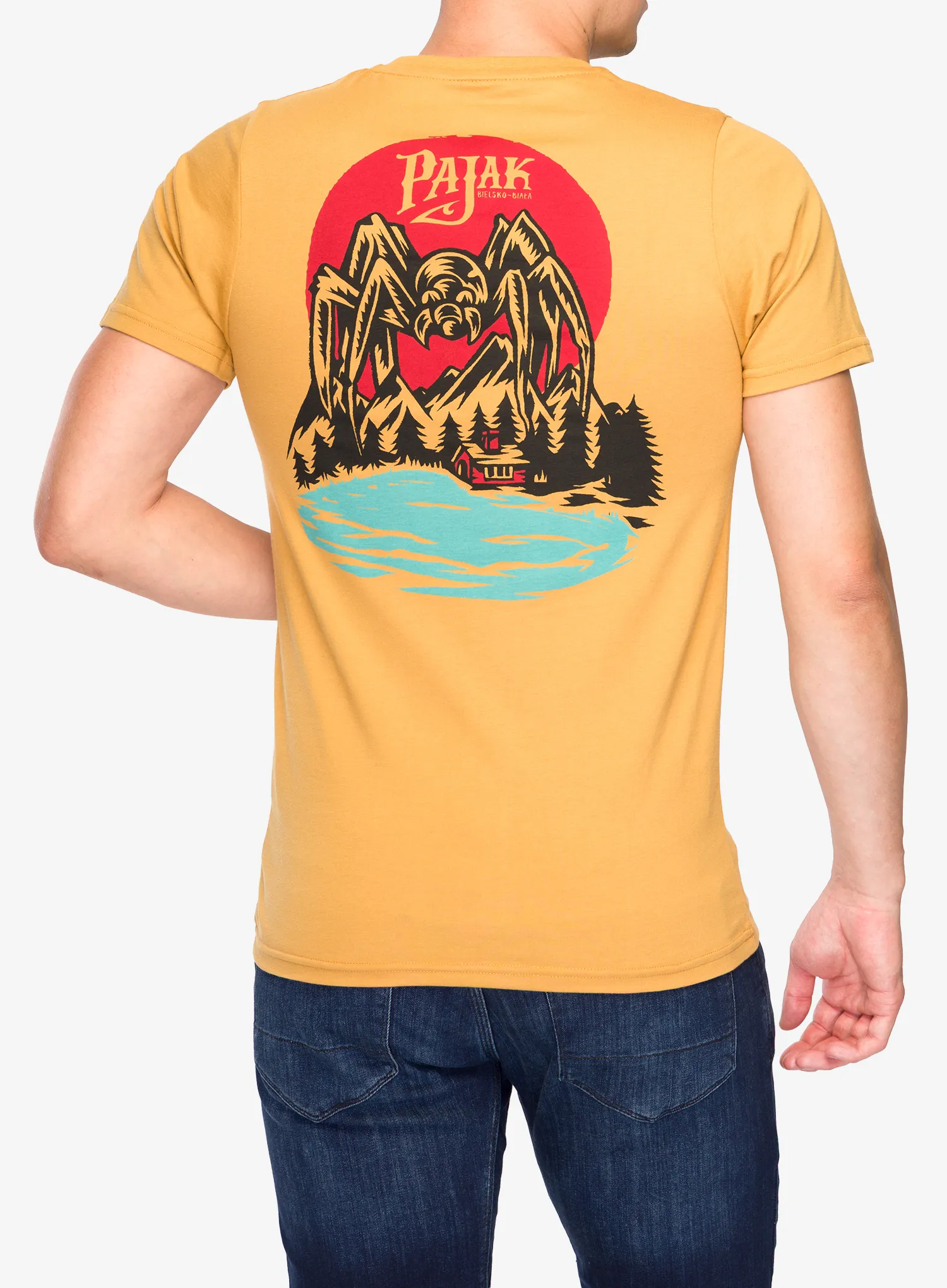 Памучна тениска Pajak x Swanski Spider T-Shirt - acorn