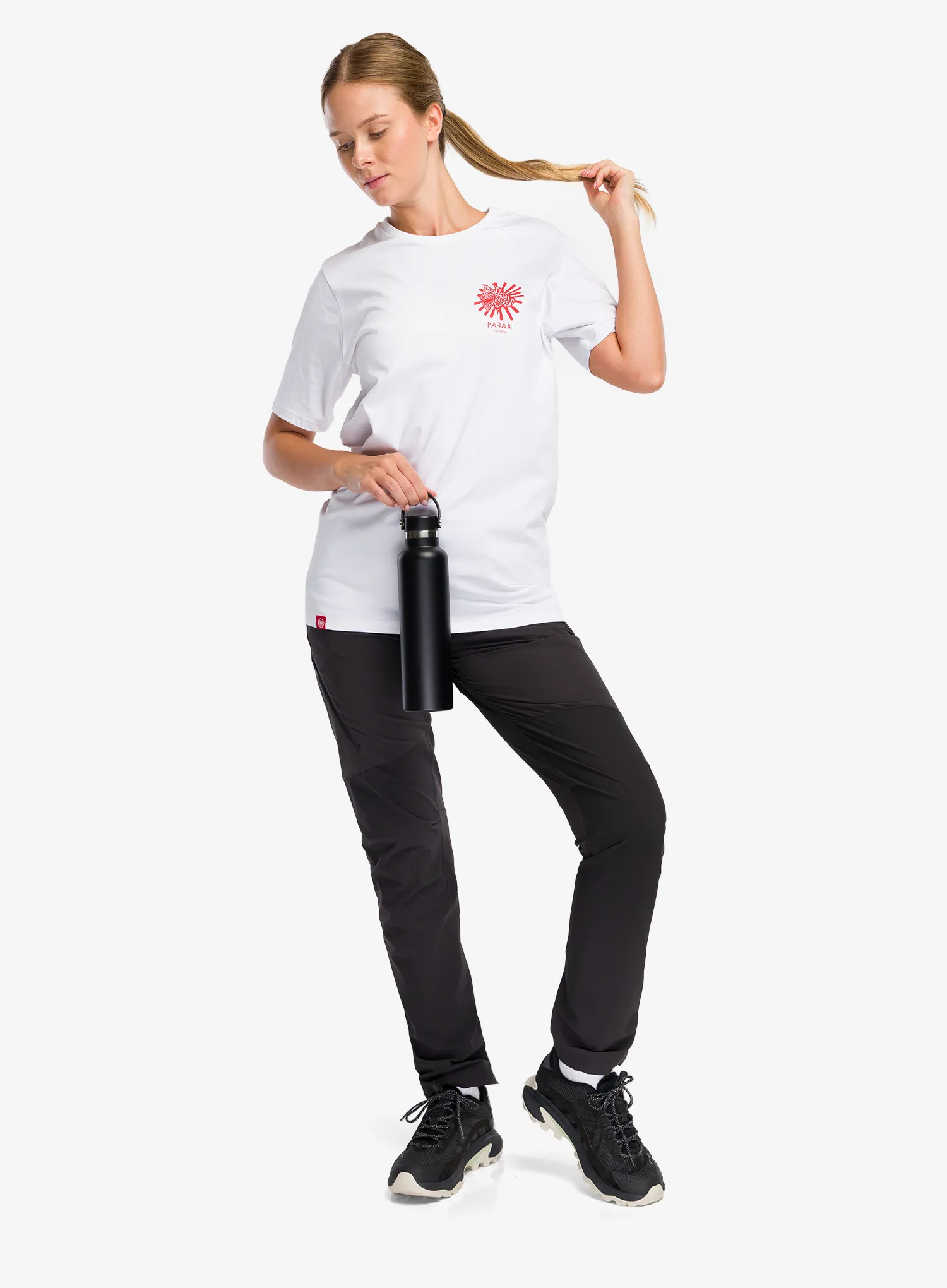 Памучна тениска Pajak x Swanski T-Shirt - white