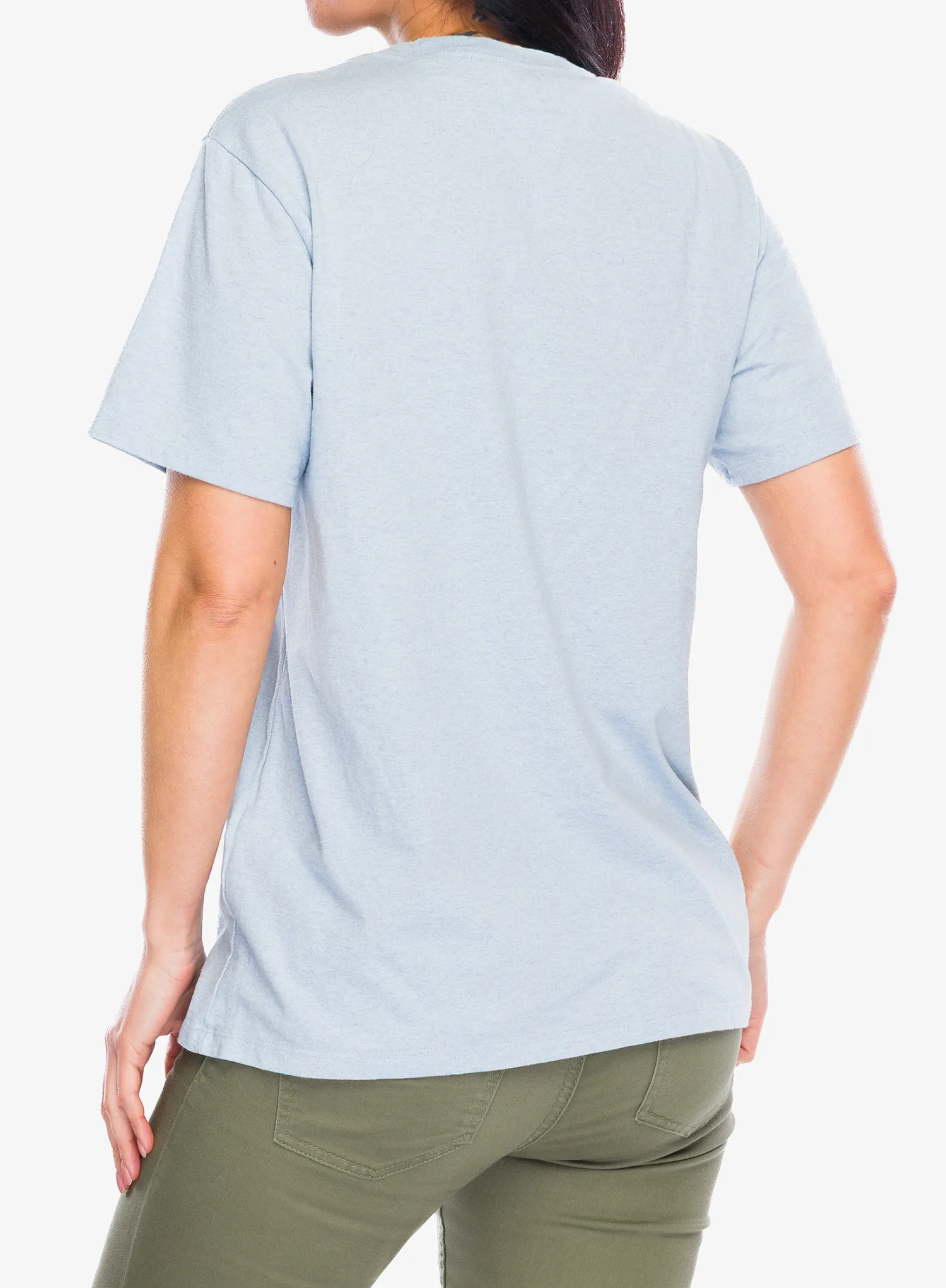 Памучна тениска Patagonia Fitz Roy Icon Responsibili-Tee - fleck blue