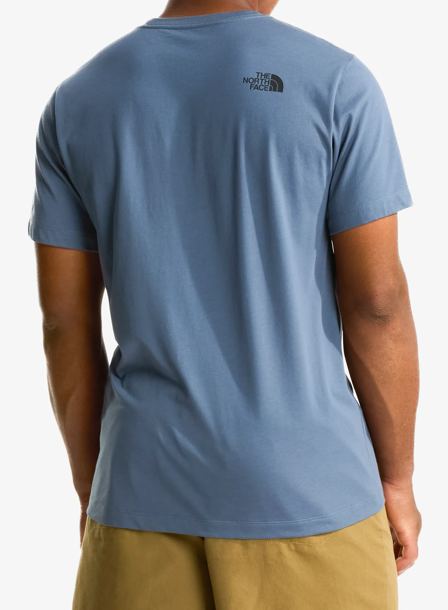 Памучна тениска The North Face Evolution Box Half Dome Regular Short - granite grey