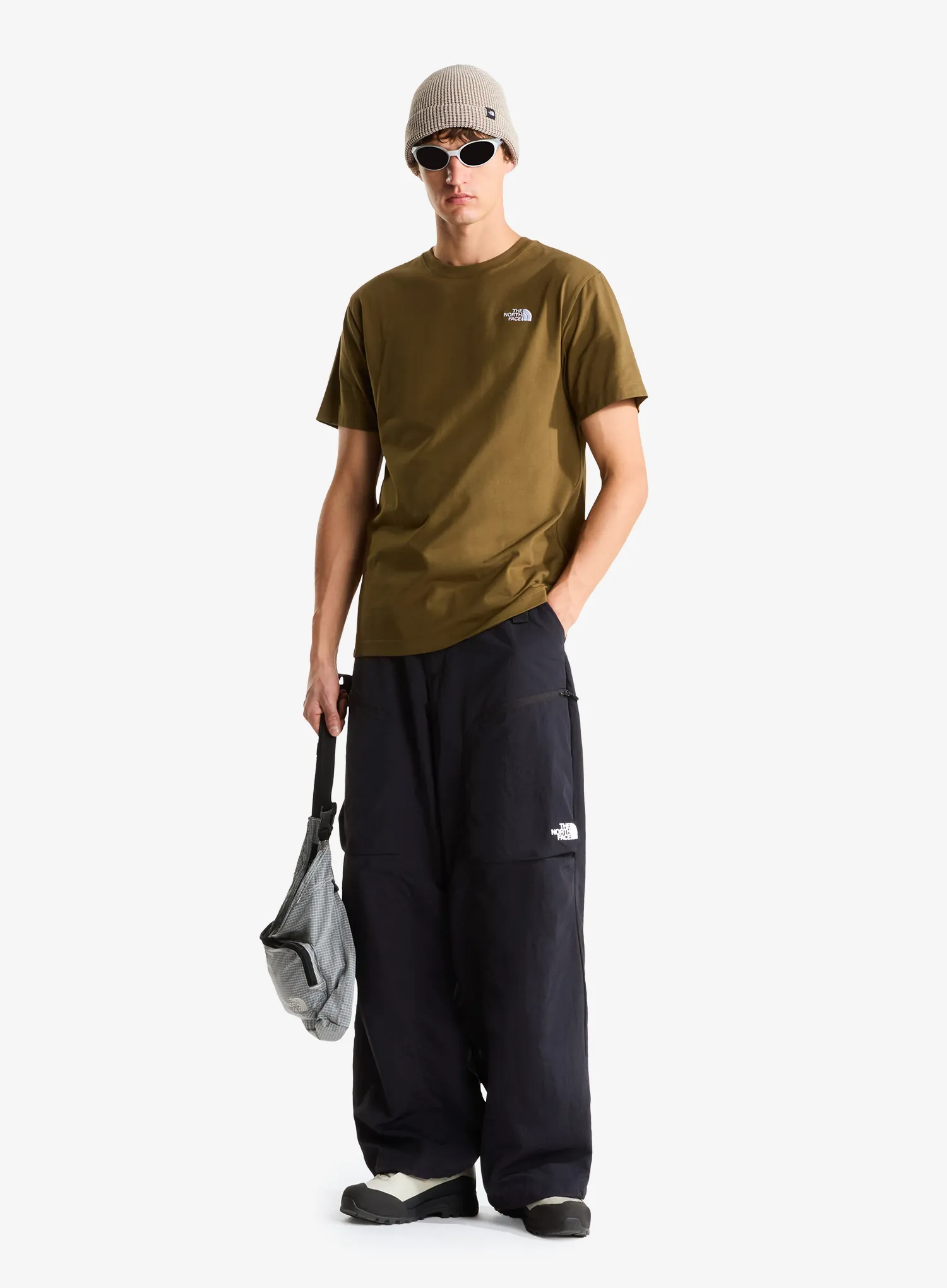 Памучна тениска The North Face Evolution Simple Dome Regular SS - caraway seed