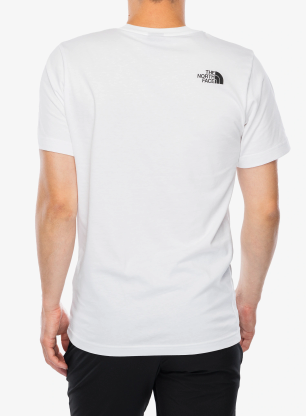 Памучна тениска The North Face S/S Never Stop Exploring Tee - tnf white