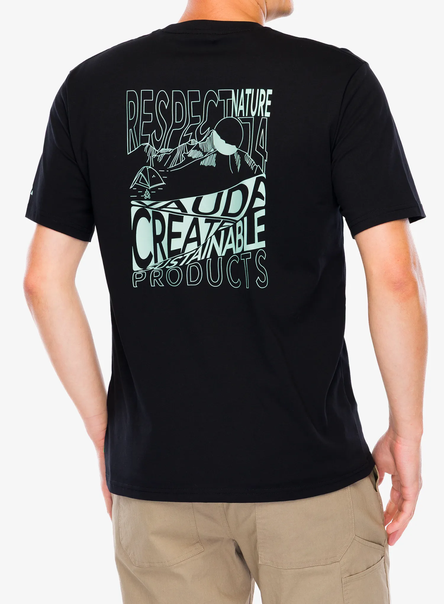 Памучна тениска Vaude Spirit T-Shirt II - black
