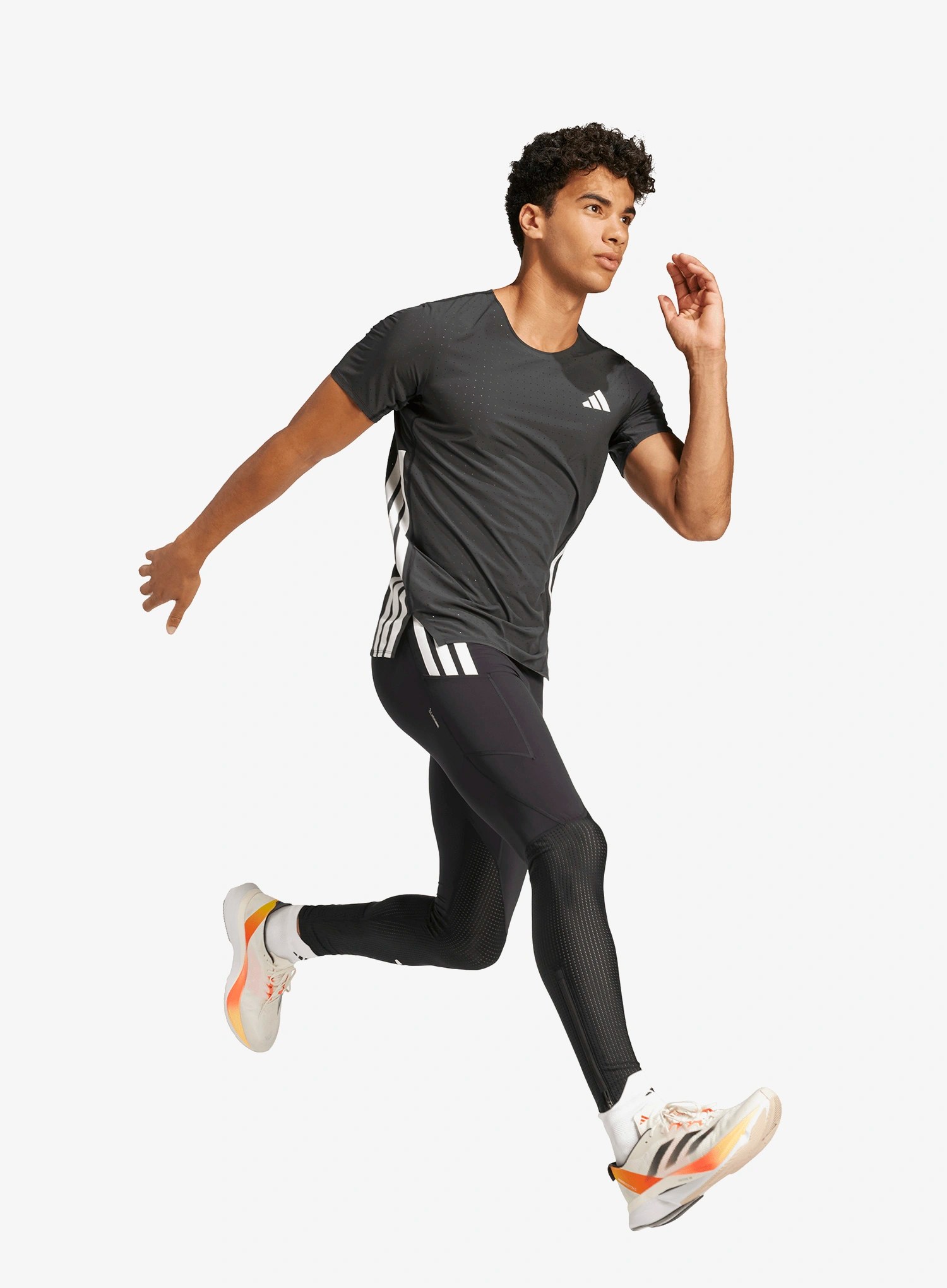 Тениска за бягане adidas Adizero Running Tee - black