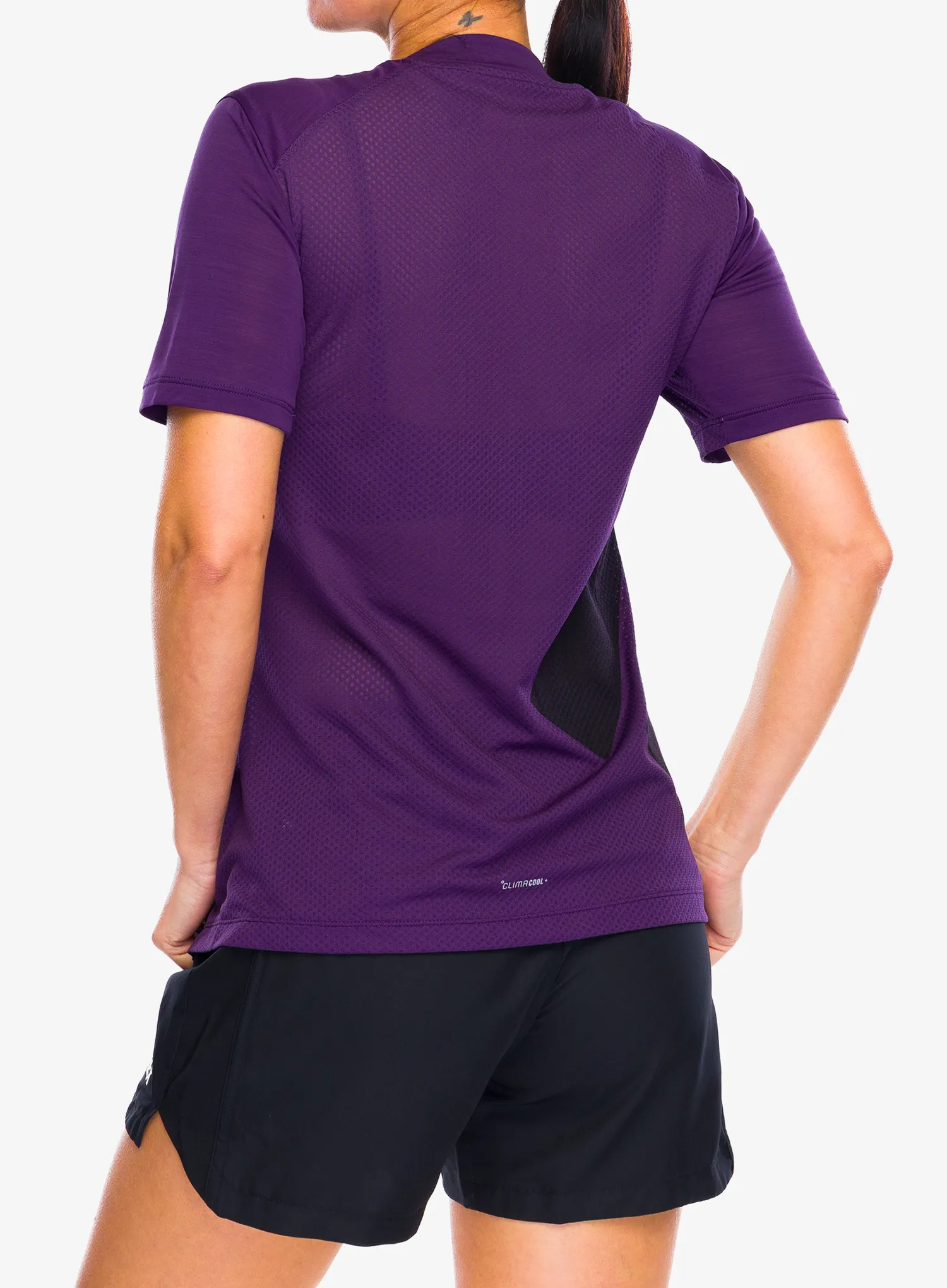Дамска тениска за бягане adidas TERREX Xperior T-Shirt - aurora plum