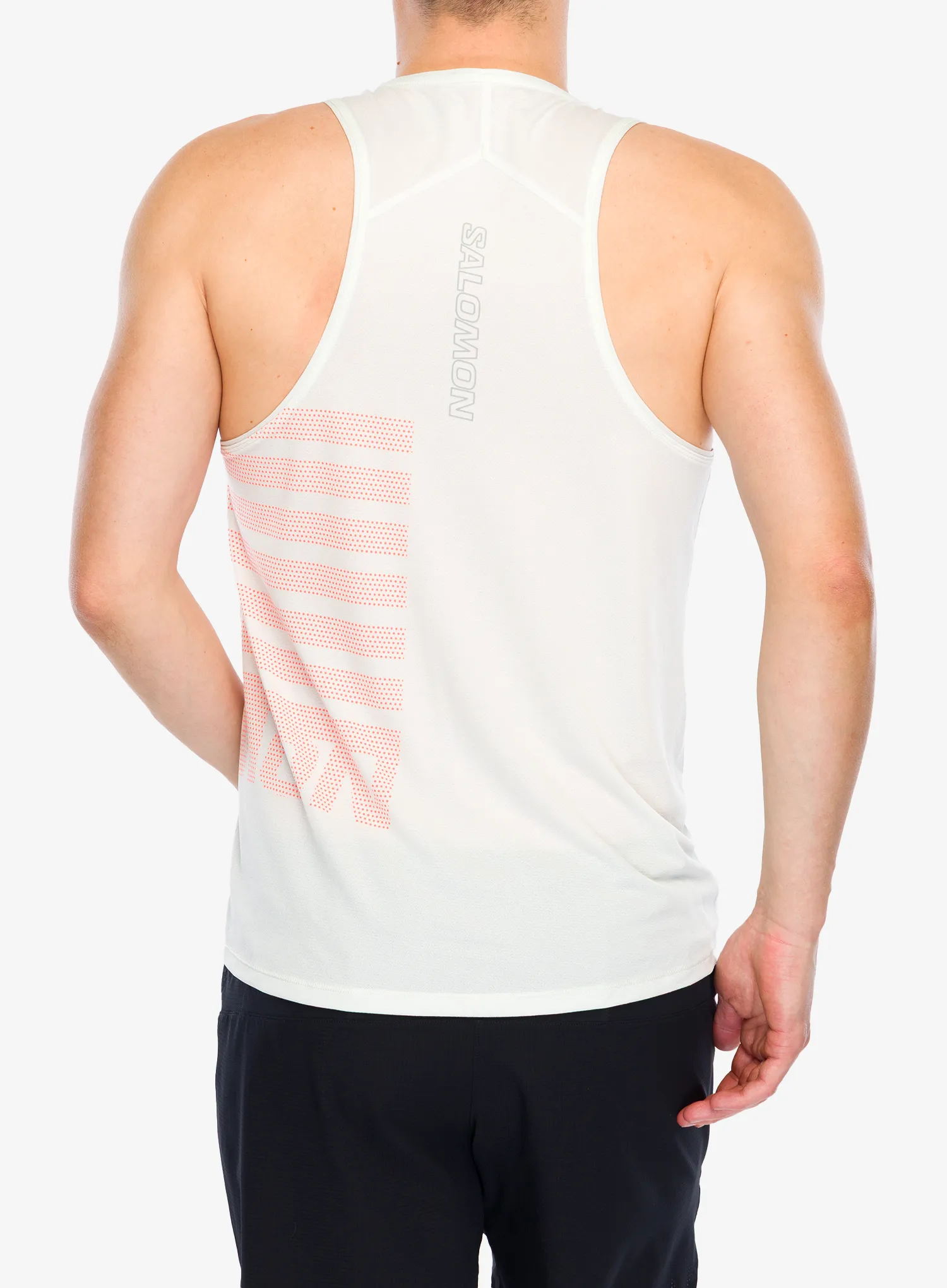 Тениска за бягане Salomon Sense Aero Singlet GFX - icicle