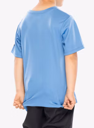 Тениска за момче Columbia Fork Stream Short Sleeve Graphic Shirt - skyler/lakeside badge