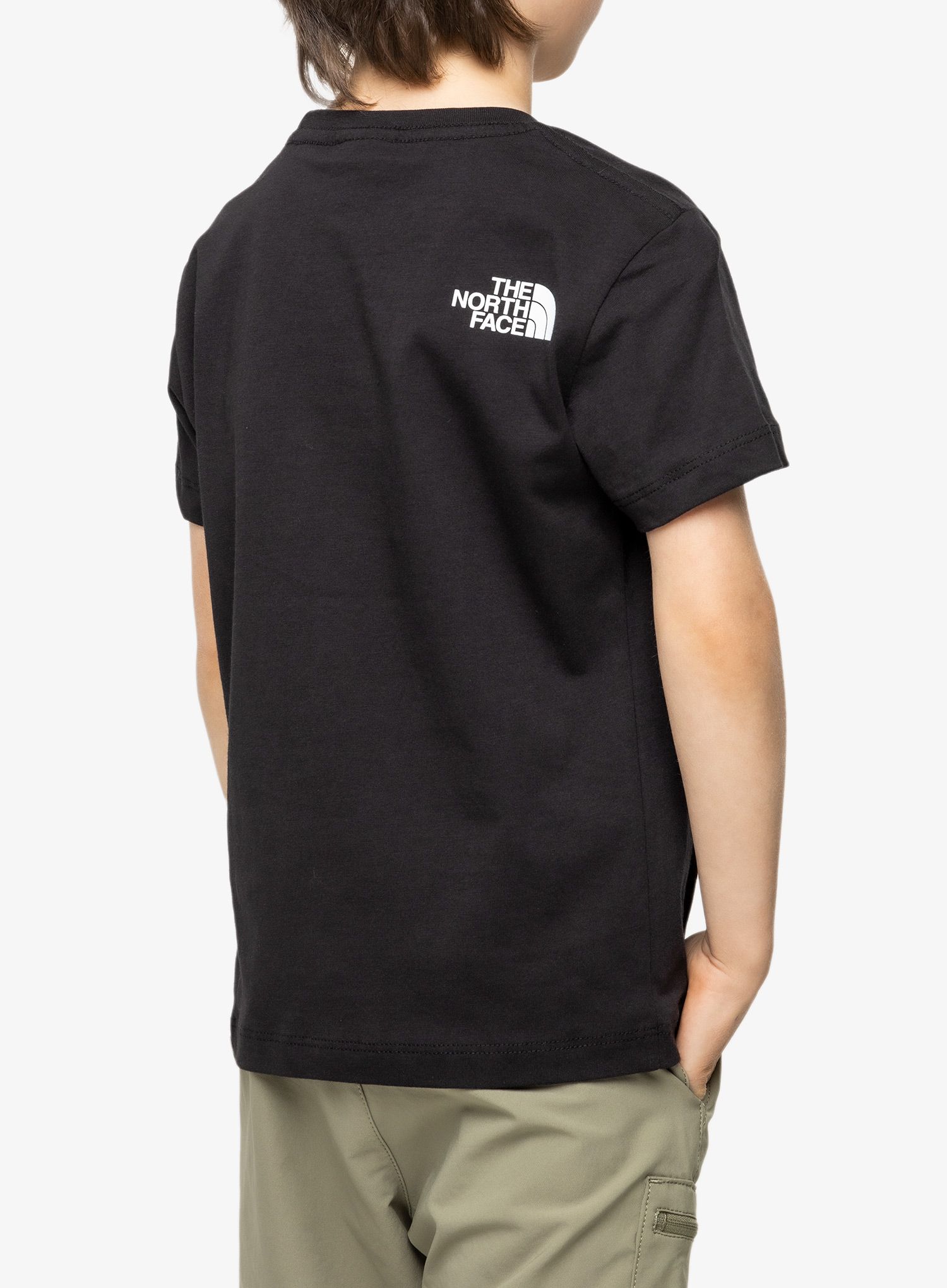 Тениска за момче The North Face S/S Easy Tee - tnf black/tnf white