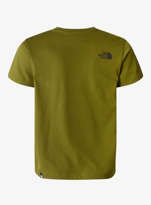Тениска за момче The North Face S/S Easy Tee - forest olive