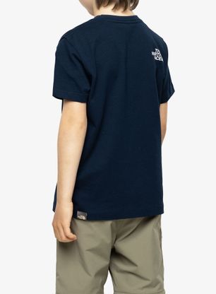 Тениска за момче The North Face S/S Easy Tee - summit navy