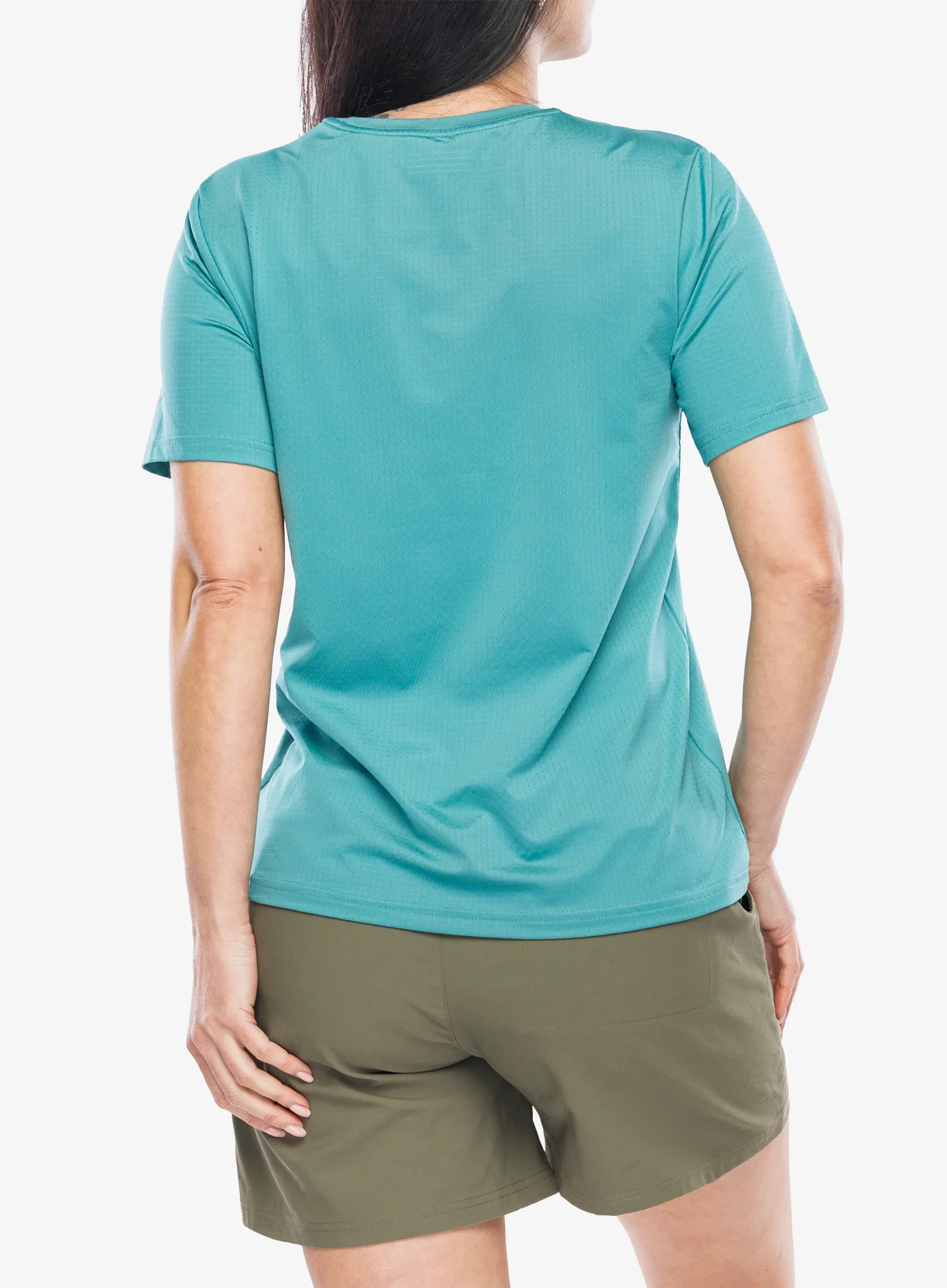 Дамска тениска Columbia Wild Springs S/S - teal