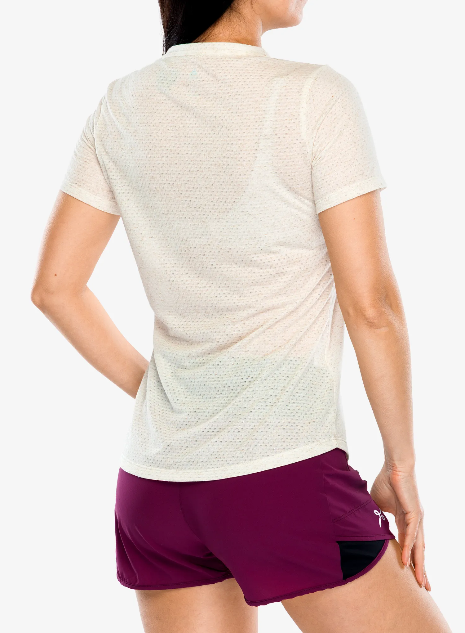 Дамска тениска Odlo Essential Linencool T-Shirt Crew Neck S/S - zero dye melange