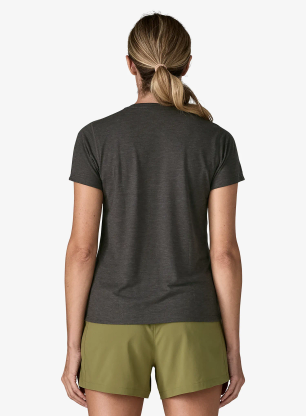 Дамска тениска Patagonia Cap Cool Trail Shirt - ink black