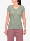 Дамска тениска Royal Robbins Featherweight Tee - sage leaf htr sunburst pt