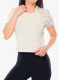 Дамска тениска Salewa Lavaredo Hemp Crop T-Shirt - oatmeal