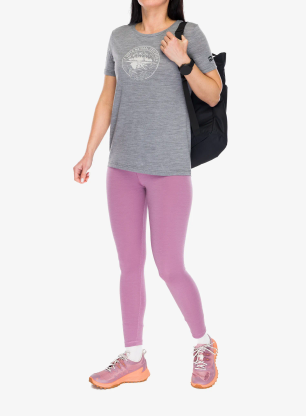 Дамска тениска Super.natural Exploring TEE - cashmere grey mel/wht stone