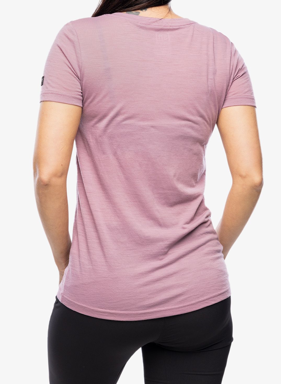 Дамска тениска Super.natural Tied By Heart Tee - orchid/feather grey/blueberry
