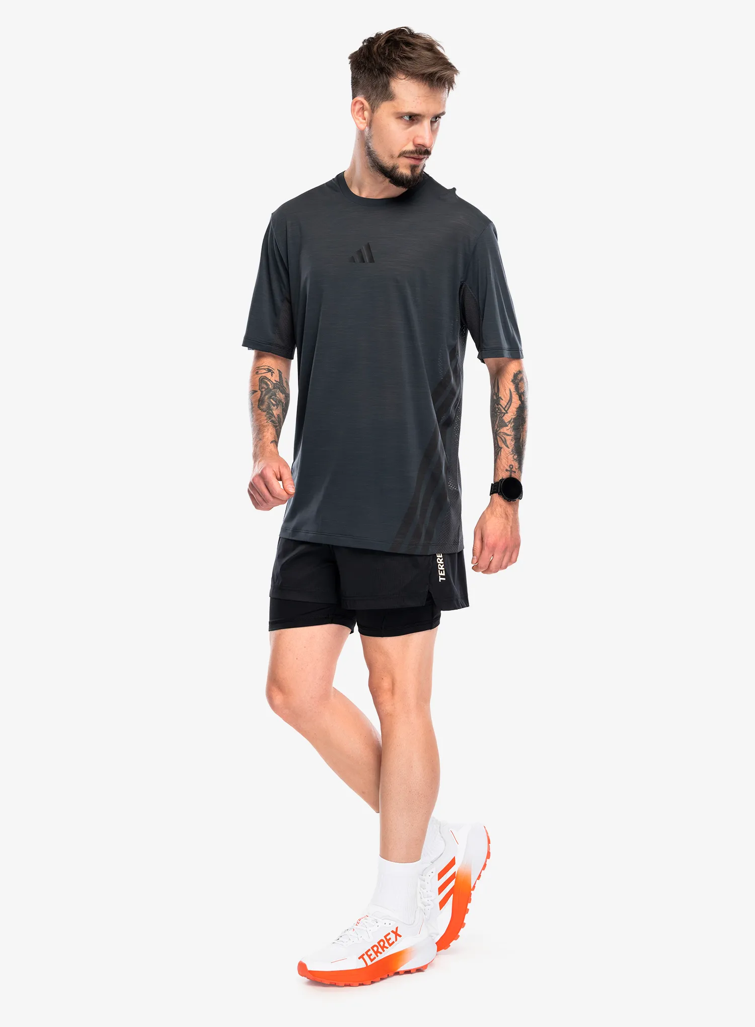 Тениска за бягане adidas TERREX Xperior Climacool T-Shirt - carbon
