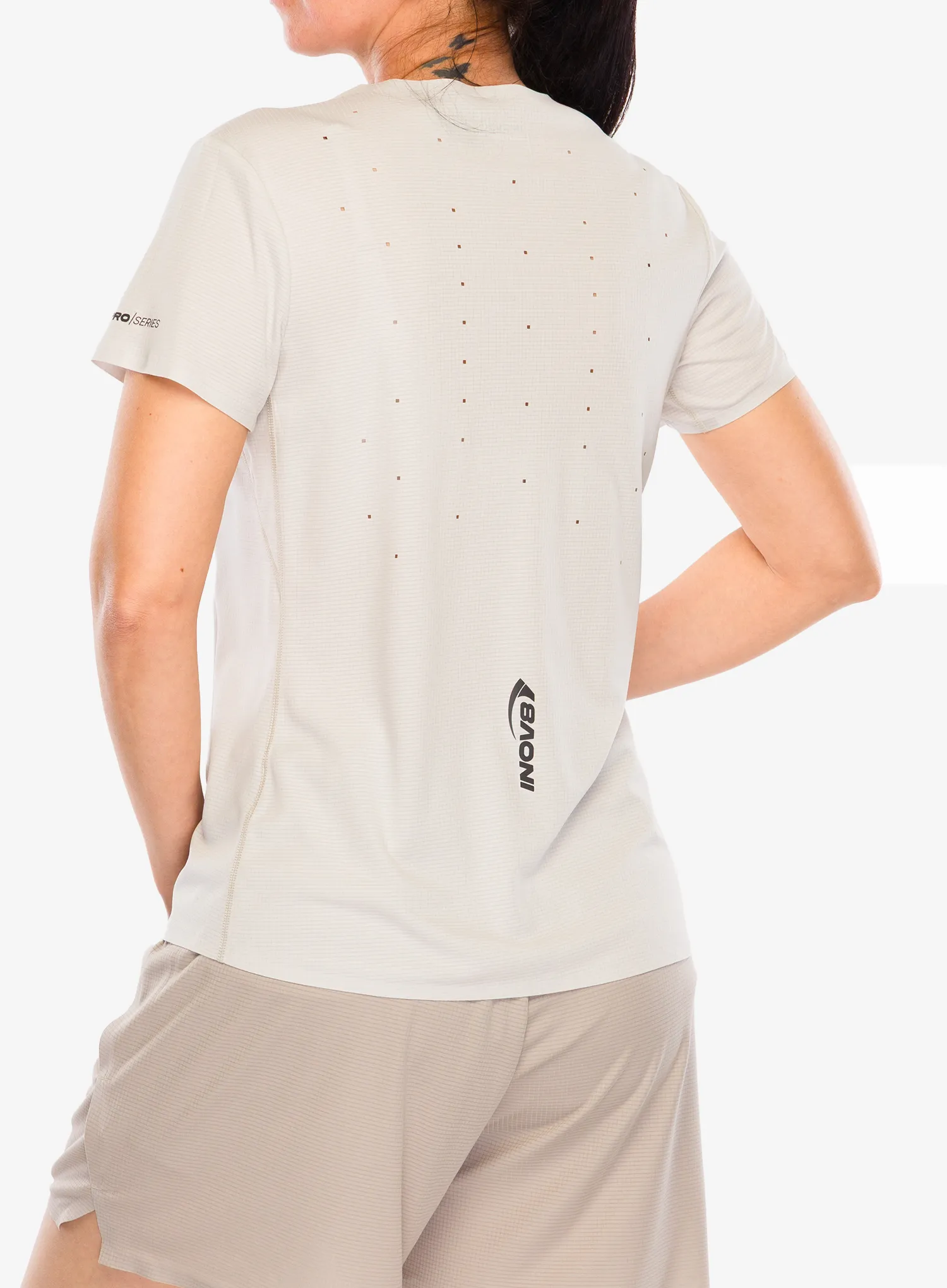 Дамска тениска за бягане Inov-8 Airlite Pro Short Sleeve T-Shirt - neutral/neutral