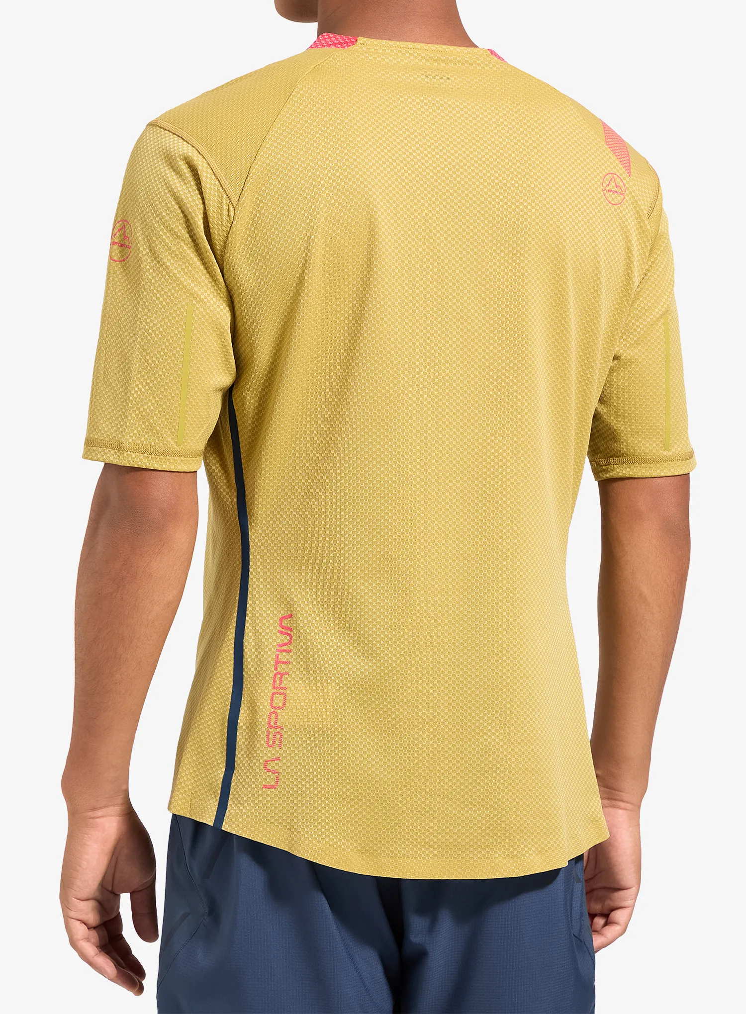 Тениска за бягане La Sportiva Trail Bite T-Shirt - savana/mountain red