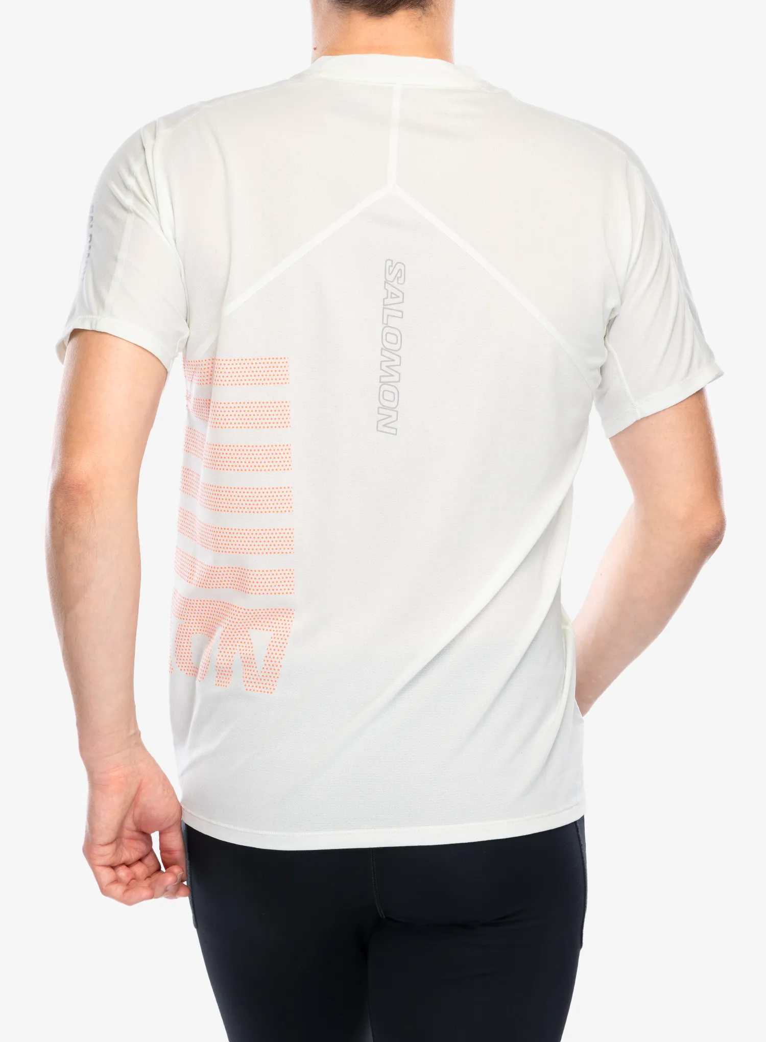 Тениска за бягане Salomon Sense Aero S/S Tee GFX - icicle