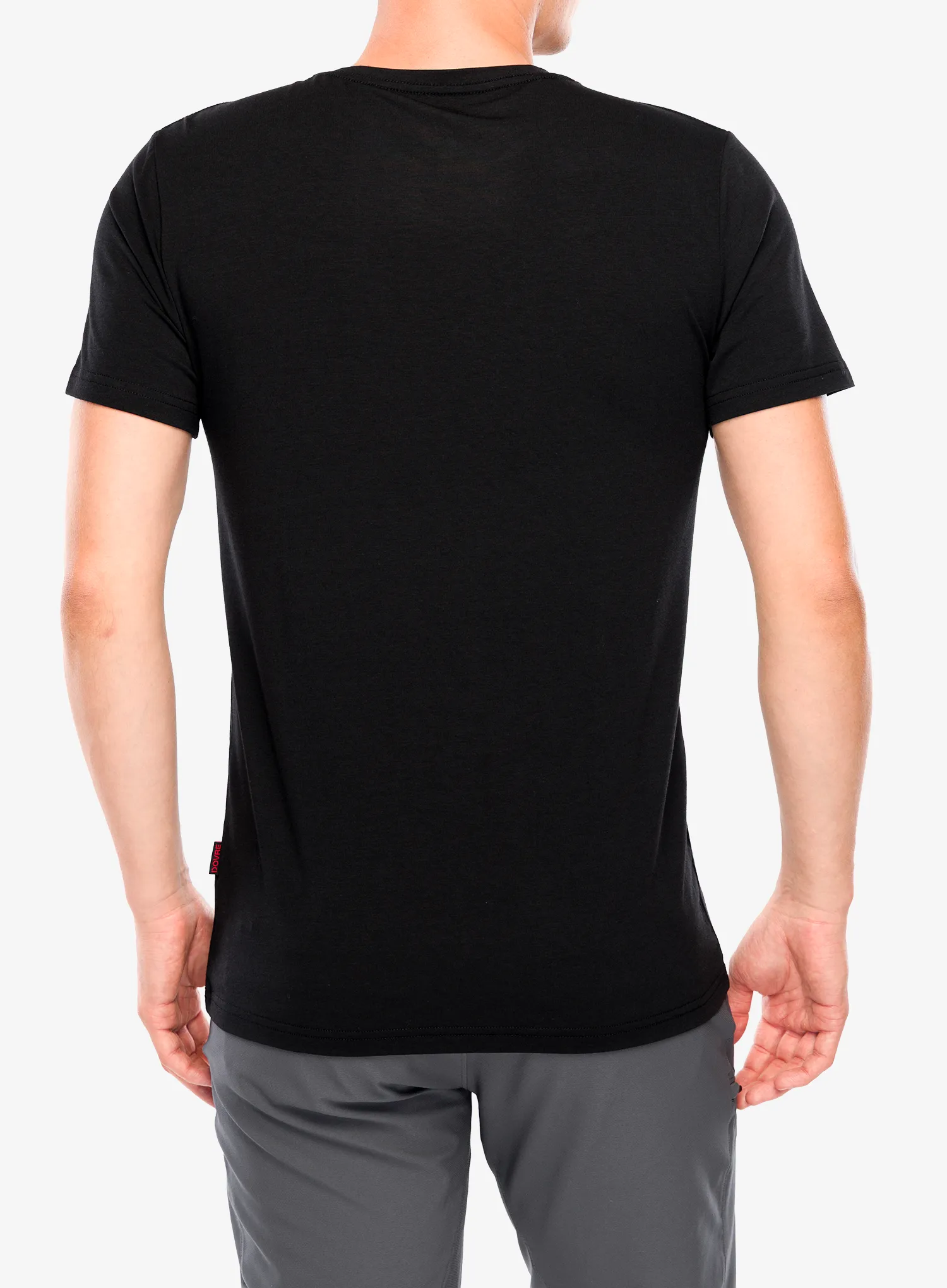 Тениска Dovre O-neck Bamboo Viscose T-shirt - black