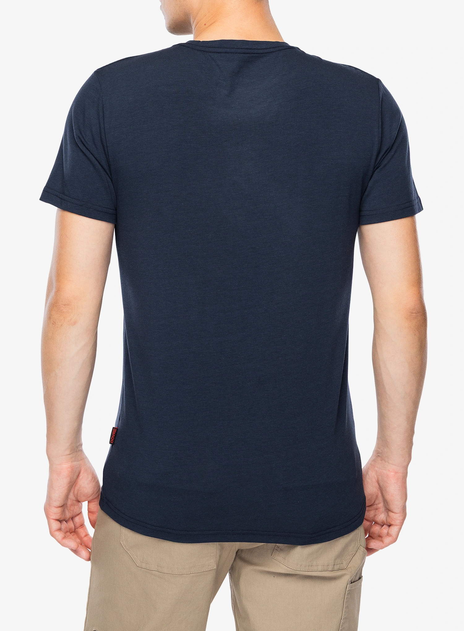 Тениска Dovre O-neck Bamboo Viscose T-shirt - navy