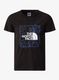 Детска тениска The North Face New S/S Graphic Tee - black/blue