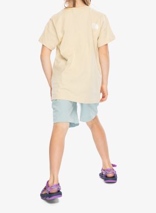 Детска тениска The North Face New S/S Graphic Tee - gravel/forest olive