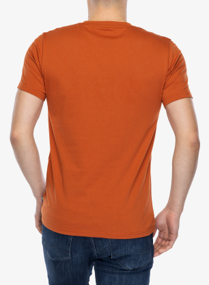 Тениска Fjallraven Logo T-shirt - terracotta brown