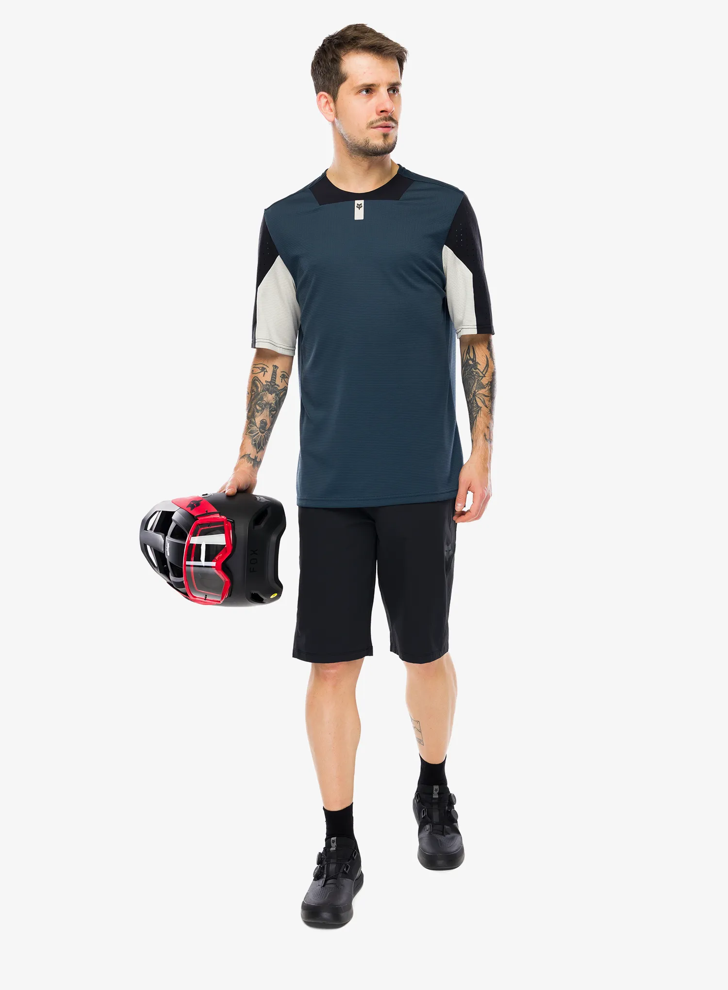 Тениска Fox Defend SS Jersey - galaxy blue
