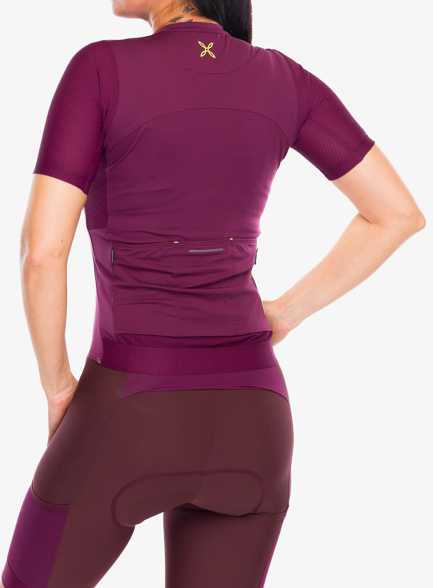 Дамска колоездачна тениска Montura Rando Cycling Jersey - wine red