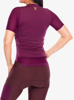 Дамска колоездачна тениска Montura Rando Cycling Jersey - wine red