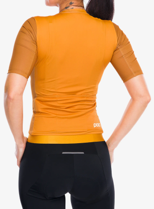 Дамска колоездачна тениска POC Cadence Jersey - bauxite brown