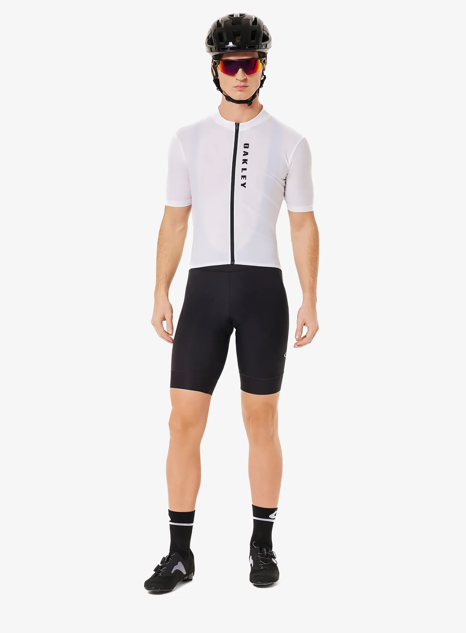 Тениска за колоездене Oakley Icon Classic Jersey 2.0 - white