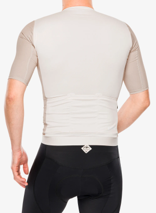 Тениска за колоездене POC Cadence Jersey - off white