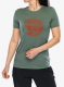 Дамска тениска мерино Fjallraven Abisko Wool Fox SS - patina green/terracotta brown