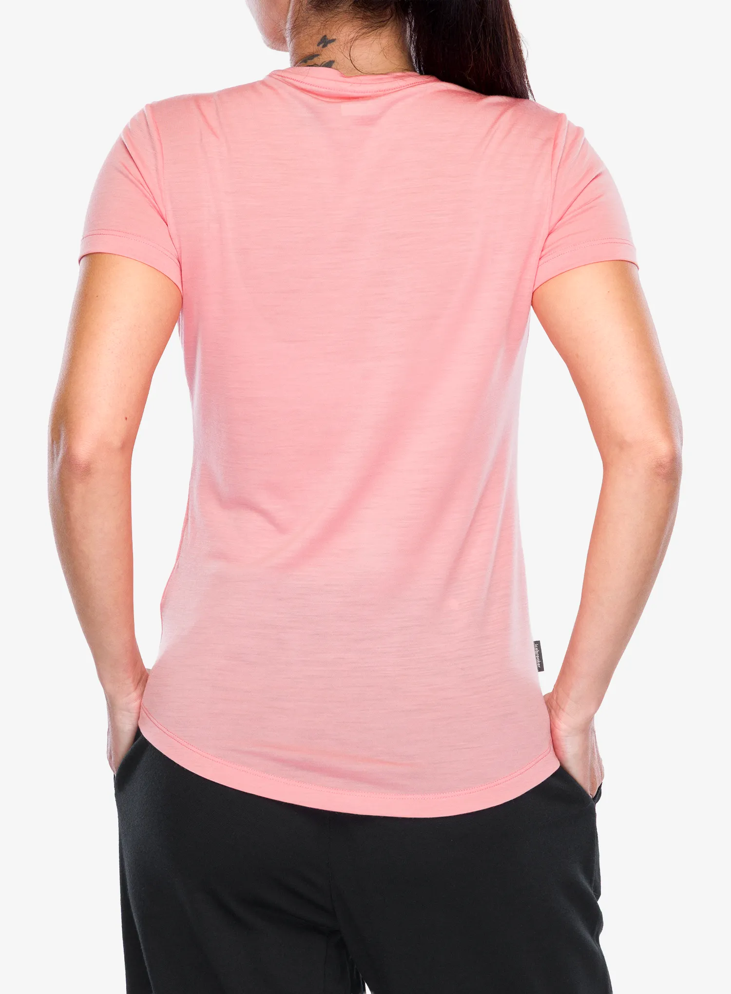 Дамска тениска мерино Icebreaker Merino 125 Cool-Lite Sphere III SS Tee - acid pink