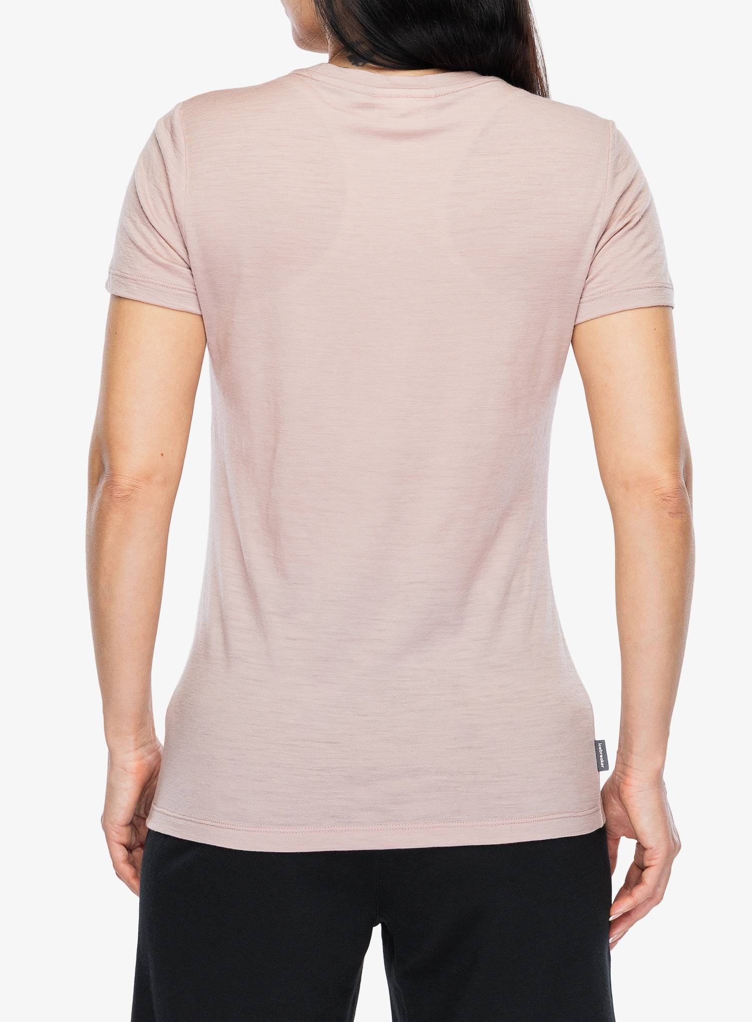 Дамска тениска мерино Icebreaker Merino 150 Tech Lite III SS Tee - pink quartz