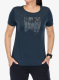 Дамска тениска мерино Super.natural Wonder Wald Tee - blueberry/various