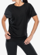 Дамска тениска мерино Super.natural Yoga Loose Tee - jet black