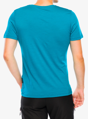 Тениска мерино Dovre 100% Merino Wool Light - turquoise