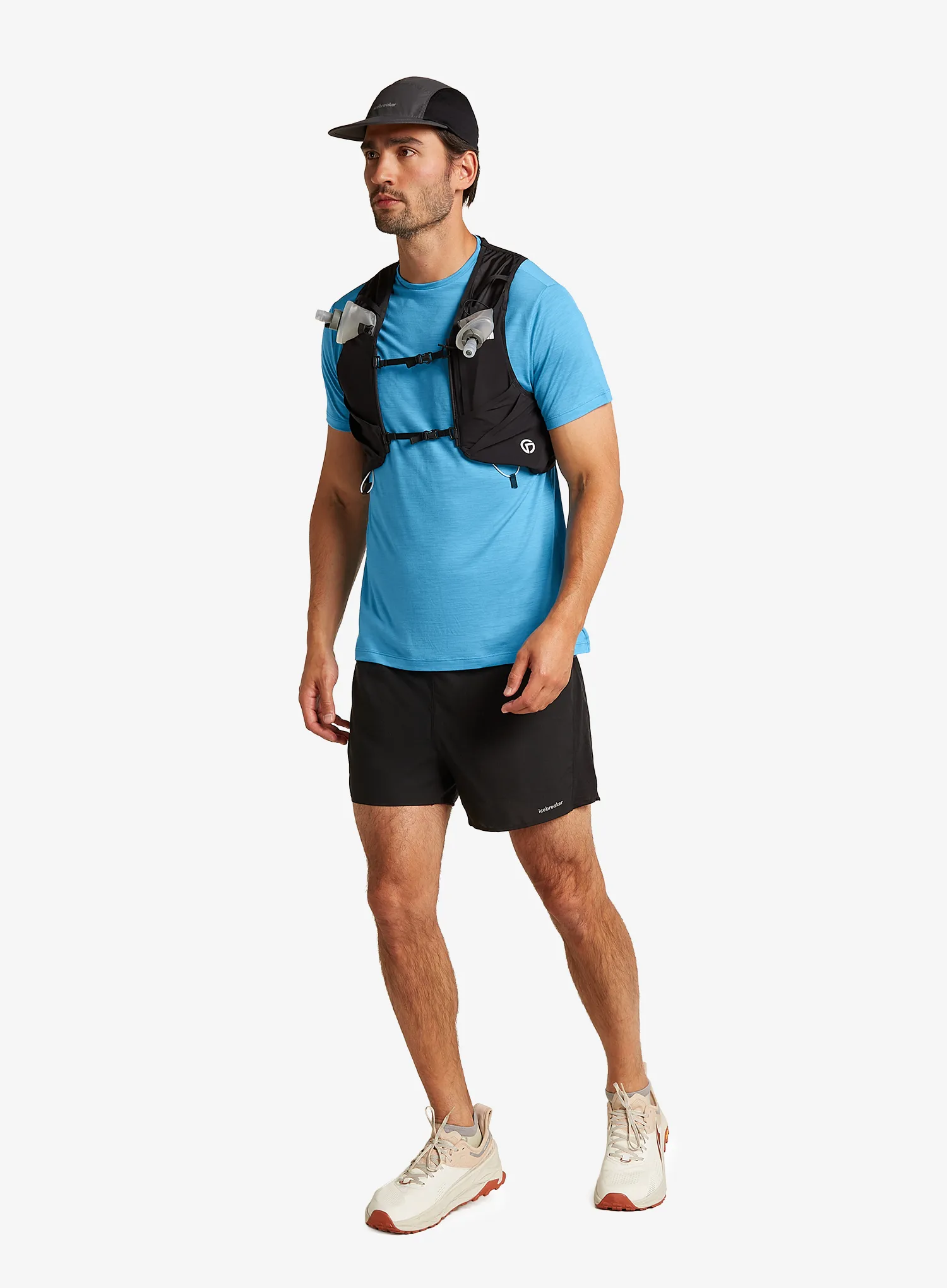 Тениска мерино Icebreaker Merino 125 Cool-Lite Sphere III SS Tee - arctic