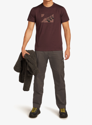 Тениска мерино Icebreaker Merino 150 Tech Lite SS Tee In The Wild - java