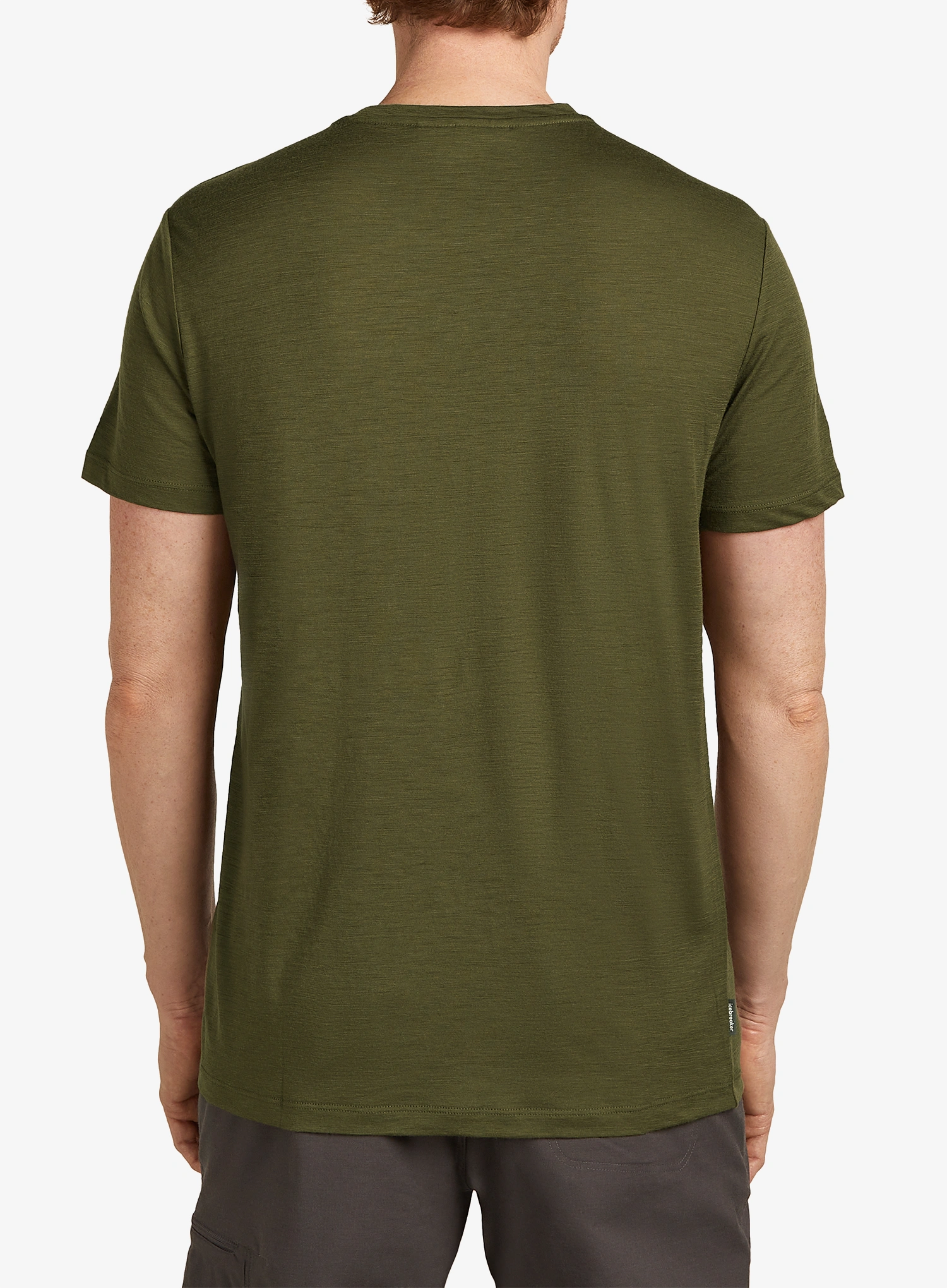 Тениска мерино Icebreaker Merino 150 Tech Lite SS Tee Summit - loden