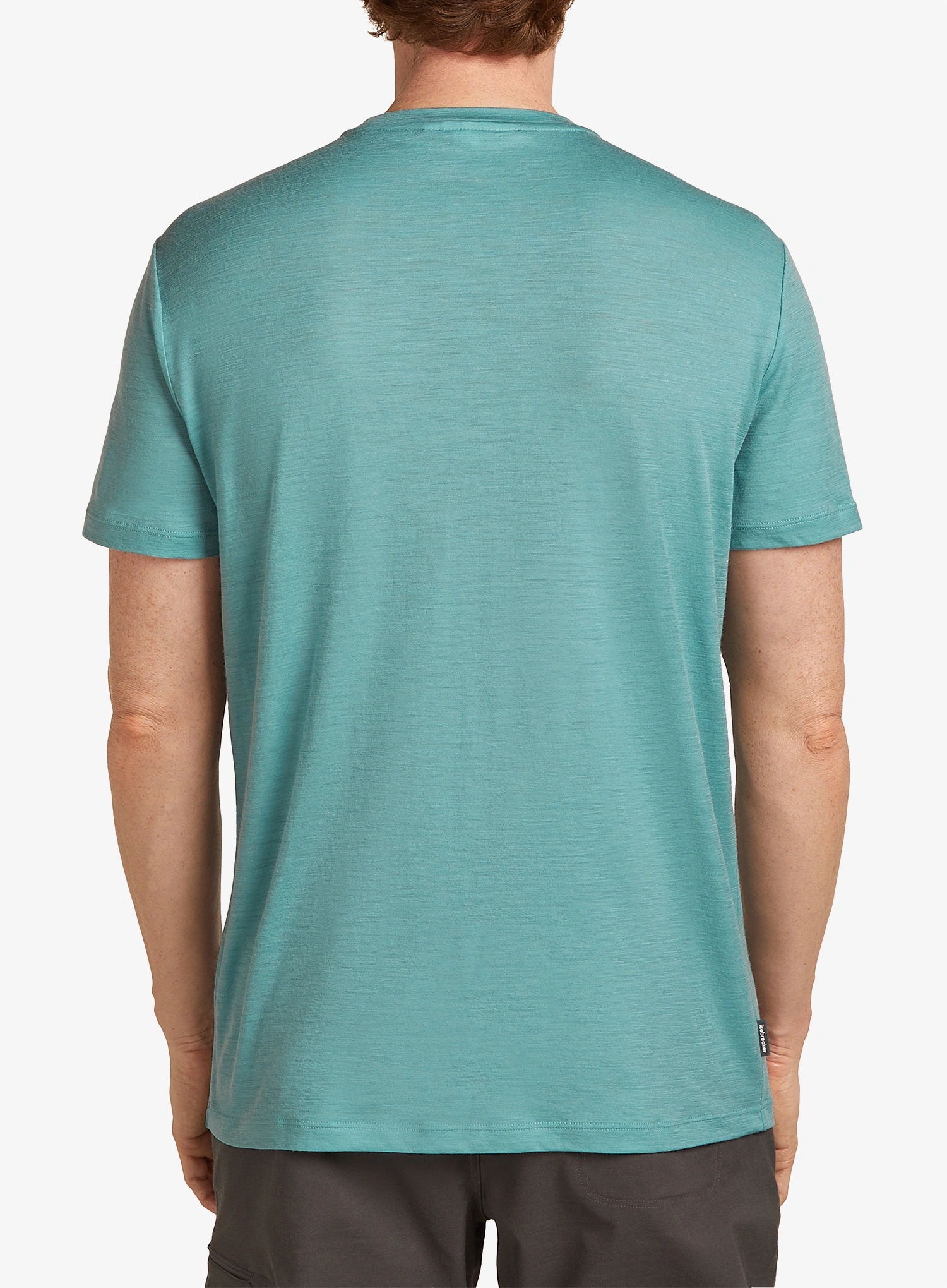 Тениска мерино Icebreaker Merino 150 Tech Lite SS Tee The Peaks - hydro
